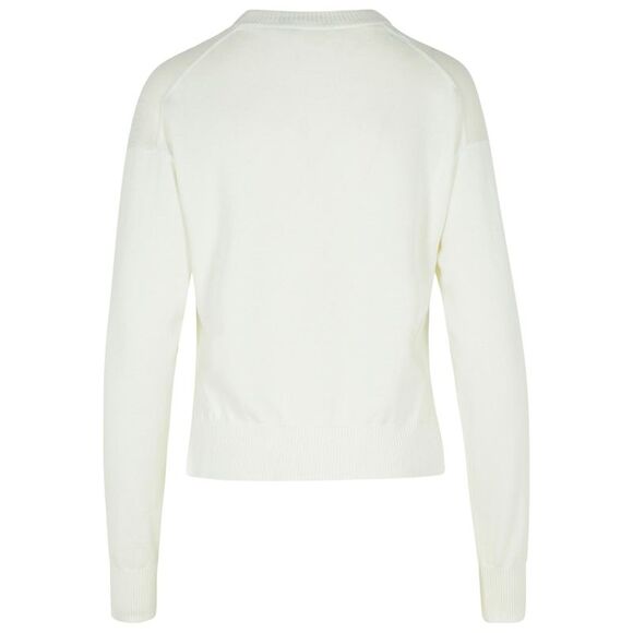 Moschino Jeans White Cotton Sweater Women